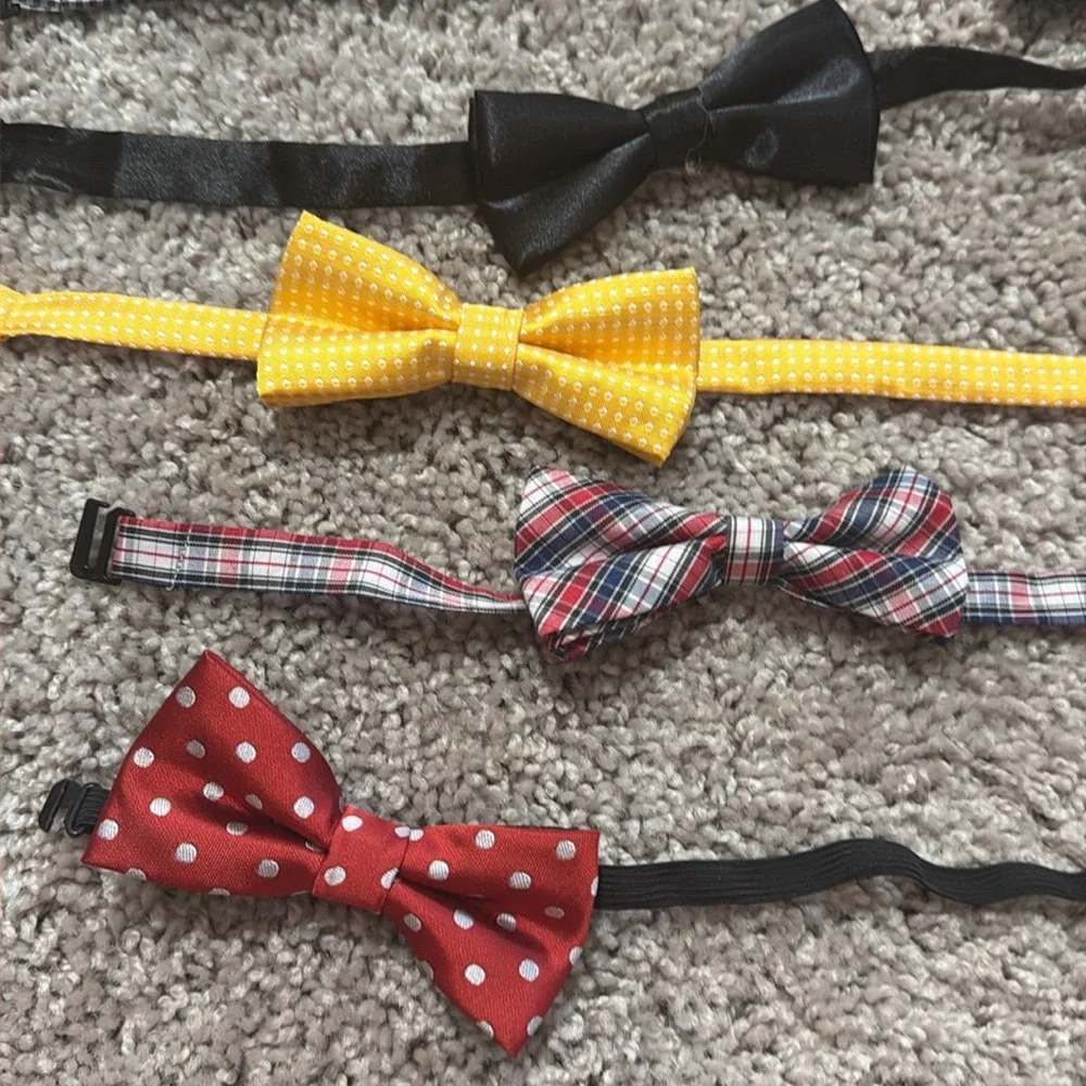 Kids Multi-Pattern Bow Tie Set - Assorted Colors